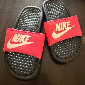 Nike Kids Pink Slide Sandals